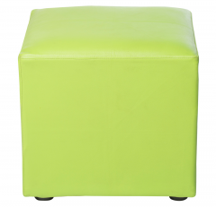 เก้าอี้สตูลเหลี่ยม ทรงลูกเต๋า สีเขียวอ่อน/เขียวมะนาว